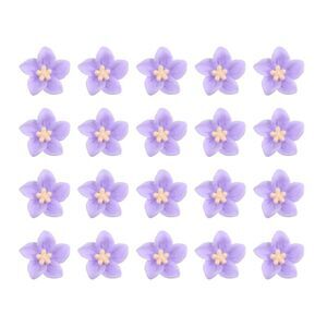 20 Pcs Mini Flower Cute Hair Clips Hair Accessories for Birthday Party Purple